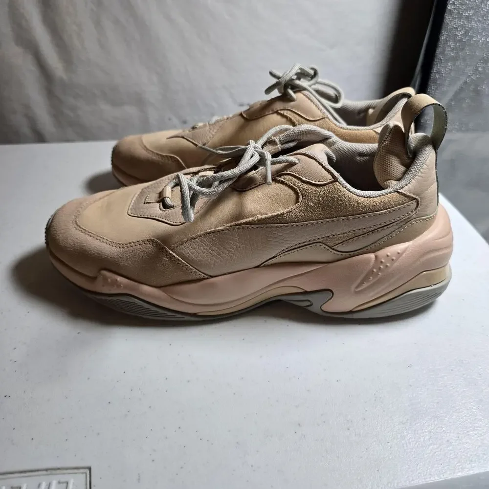 Puma Thunder Desert Womens Size 8.5 Beige Chunky Sneakers